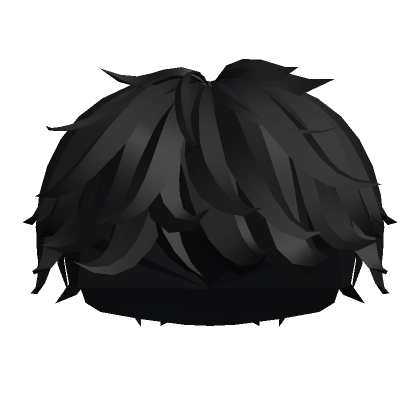 Black Messy Hair (1.0)  Roblox Item - Rolimon's