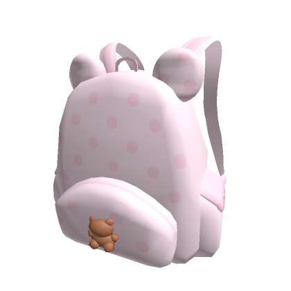 ୨୧ | cute polka dot bear backpack (3.0) | Roblox Item - Rolimon's