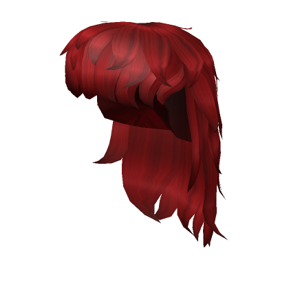 Roblox Item Charly's Layered Mullet in Red