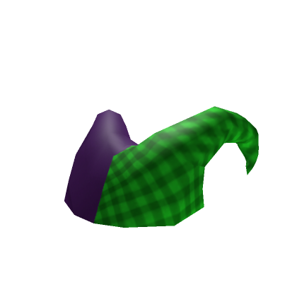 Roblox Item Green & Purple Jester Hat