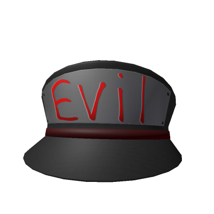 Roblox Item Evil Peaked Cap