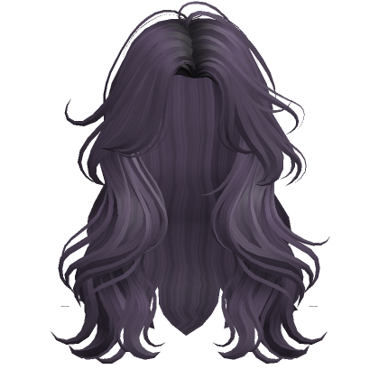 Voluminous Wavy Hair(Purple)'s Code & Price - RblxTrade