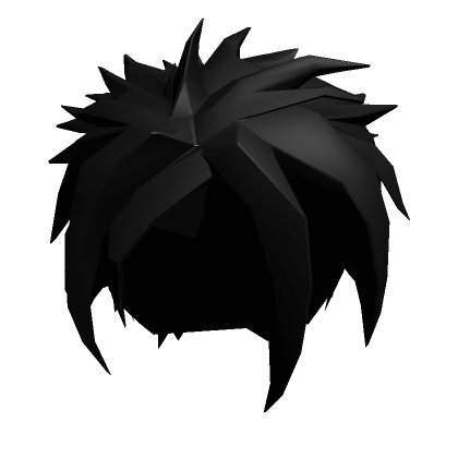 Black Anime Hair | Roblox Item - Rolimon's