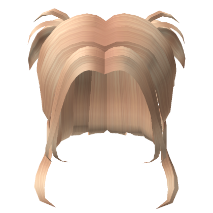 Gyaru Half-Up Side Ponytail (Dark Root Blonde)'s Code & Price - RblxTrade