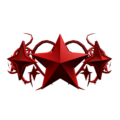 Roblox Item Red Star Cyber Sigil Crown