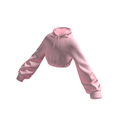 Pink Cropped Oversized Hoodie Roblox