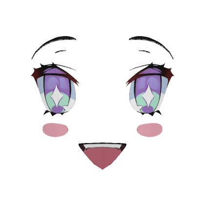 Purple Stary Face (3D)'s Code & Price - RblxTrade
