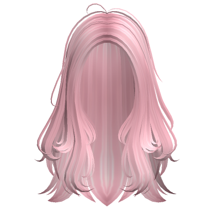 Cool Anime Messy Hair (Light Pink) - Roblox
