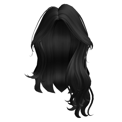 Wavy Black Hair  Roblox Item - Rolimon's