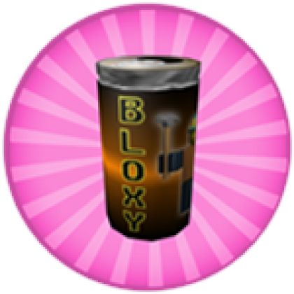 Welcome! heres a Bloxy cola. - Roblox
