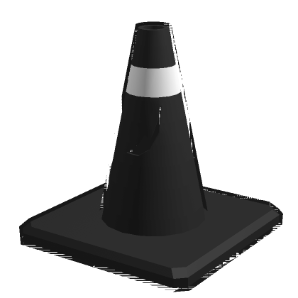 Black Glitch Cone Hat | Roblox Item - Rolimon's