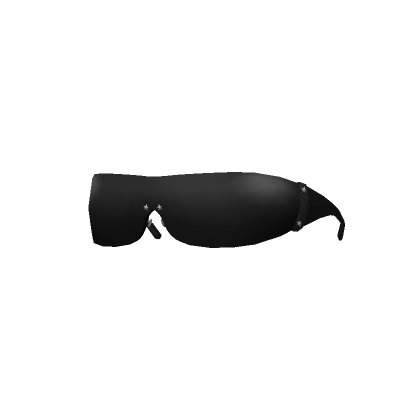 Roblox Item Black Y2K Cyberstar Glasses