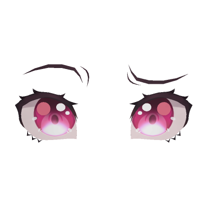 Pink Anime Eyes 01 - Confusion