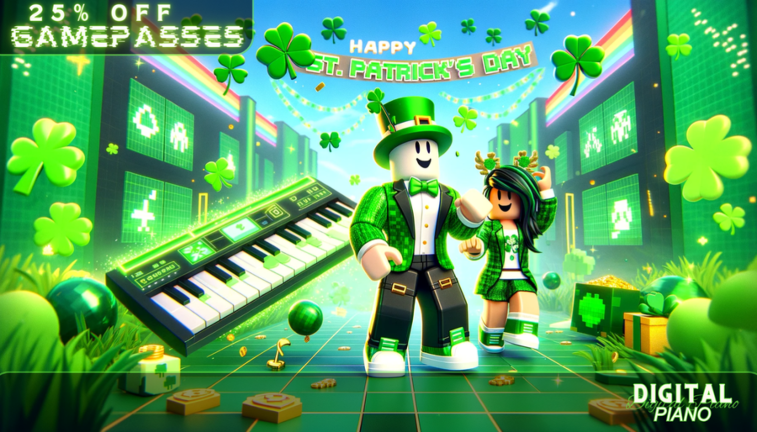 Roblox deals piano keyboard