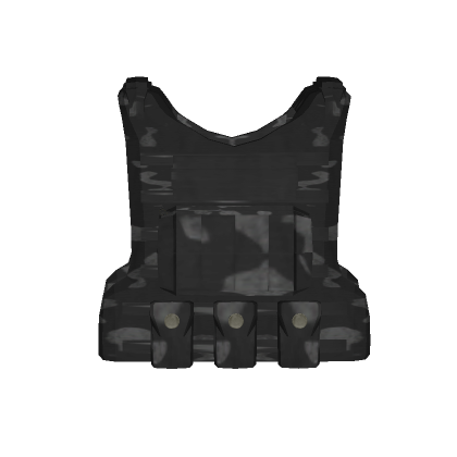 Black Camo Tactical Vest | Roblox Item - Rolimon's