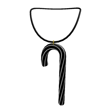 Roblox Item Dark Candy Cane Necklace 3.0