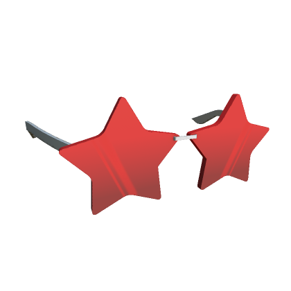 Roblox Item Christmas Red Star Shades