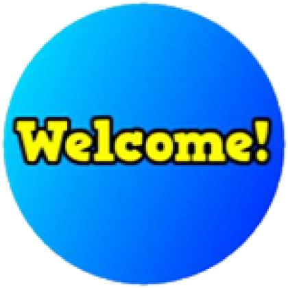 Welcome Badge - Roblox