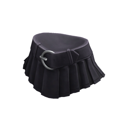 Black pleated skirt roblox id top