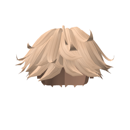 Blonde Curly Fluffy Boy Hair'S Code & Price - Rblxtrade