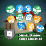Official Roblox badge collection