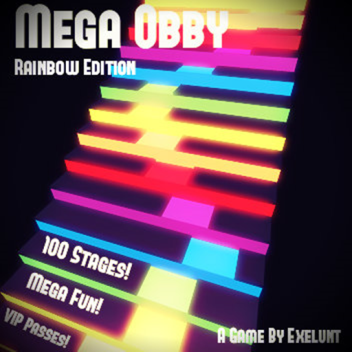 Mega Obby - Rainbow Edition - [100 Stages] - NEW -