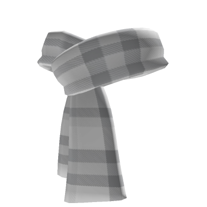 White Plaid Scarf's Code & Price - RblxTrade