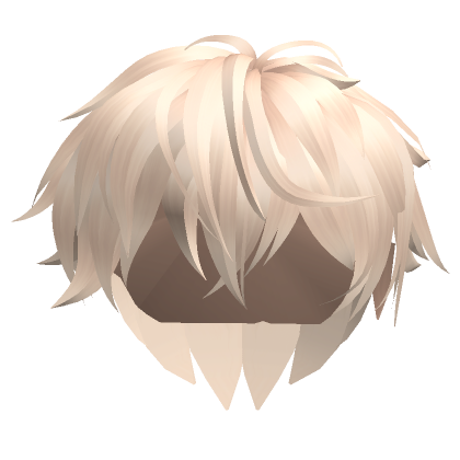 Anime Boy Messy Blonde Hairstyle Blonde 0.2's Code & Price - RblxTrade