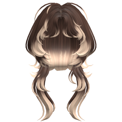 Layered Jellyfish Messy Hair (Brown to Blonde) | Roblox Item - Rolimon's