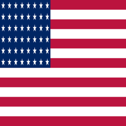 1912 - 1959 United States Flag