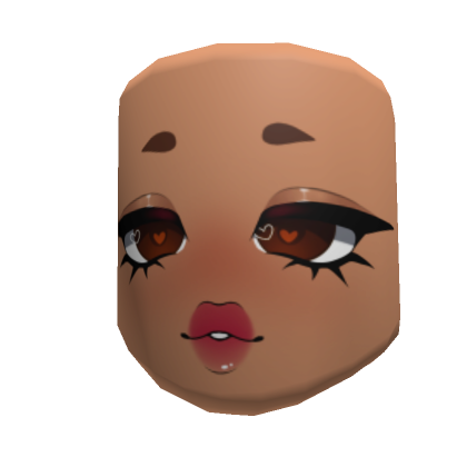 Glamorous Makeup Face Nougat Roblox Item Rolimon S   Png