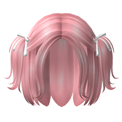 Cheap Preppy Cottage Core Twintails (Pink) | Roblox Item - Rolimon's