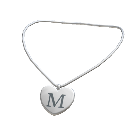 Chibi Initial Necklace - M - Roblox