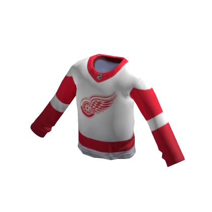 Realistic ice hockey away jersey new york rangers Vector Image