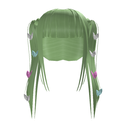 Hanni Butterfly Y2K NewJeans Pigtails in Green's Code & Price - RblxTrade