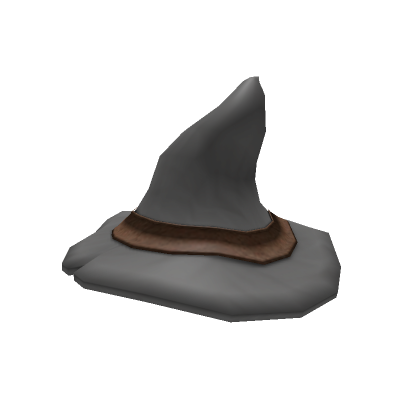 Roblox Item Gray Old Wizard Hat