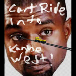 Cart ride into Kanye West