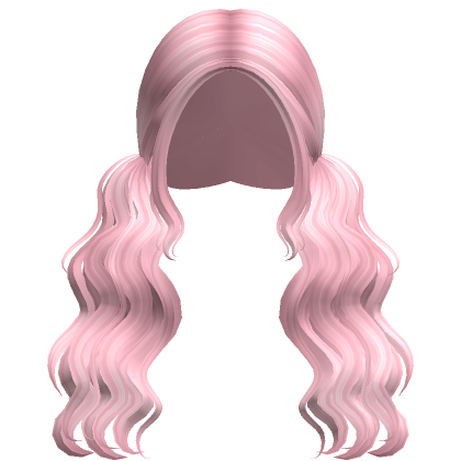 Pink Long Natural Wavy Hair's Code & Price - RblxTrade