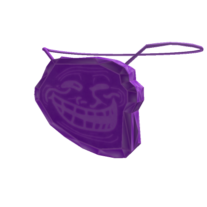 Roblox Item Crystal Trollface Necklace