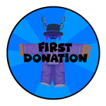 Received First Donation! - Roblox