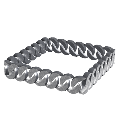 Silver Cuban Link Bracelet 1.0 Roblox Item Rolimon s
