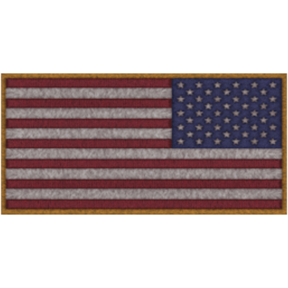Roblox Item Embroidered Shoulder Patch: America Flag