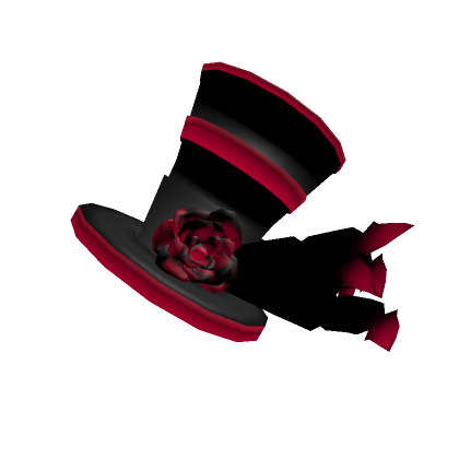 Roblox Item hat with feathers and flowers