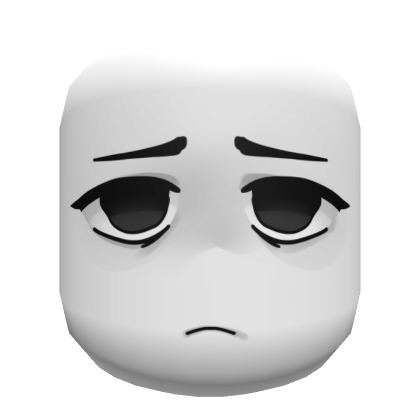 I made a Tired Face for fun : r/roblox