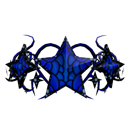 Roblox Item Midnight Blue Butterfly Star Cyber Sigil Crown