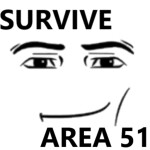 Survive Man Face In Area 51
