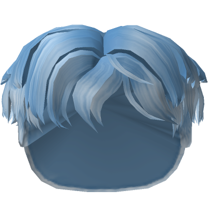 Blue Messy Hair  Roblox Item - Rolimon's