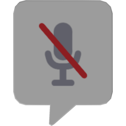 Voice Chat Icon (Mute)  Roblox Item - Rolimon's