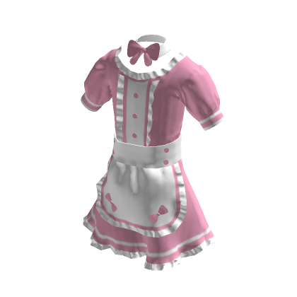 Maid Dress - Pink | Roblox Item - Rolimon's