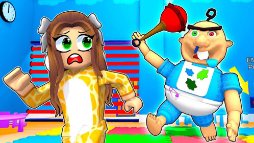 Escape Baby Bobby Daycare! (FIRST PERSON OBBY) - Roblox